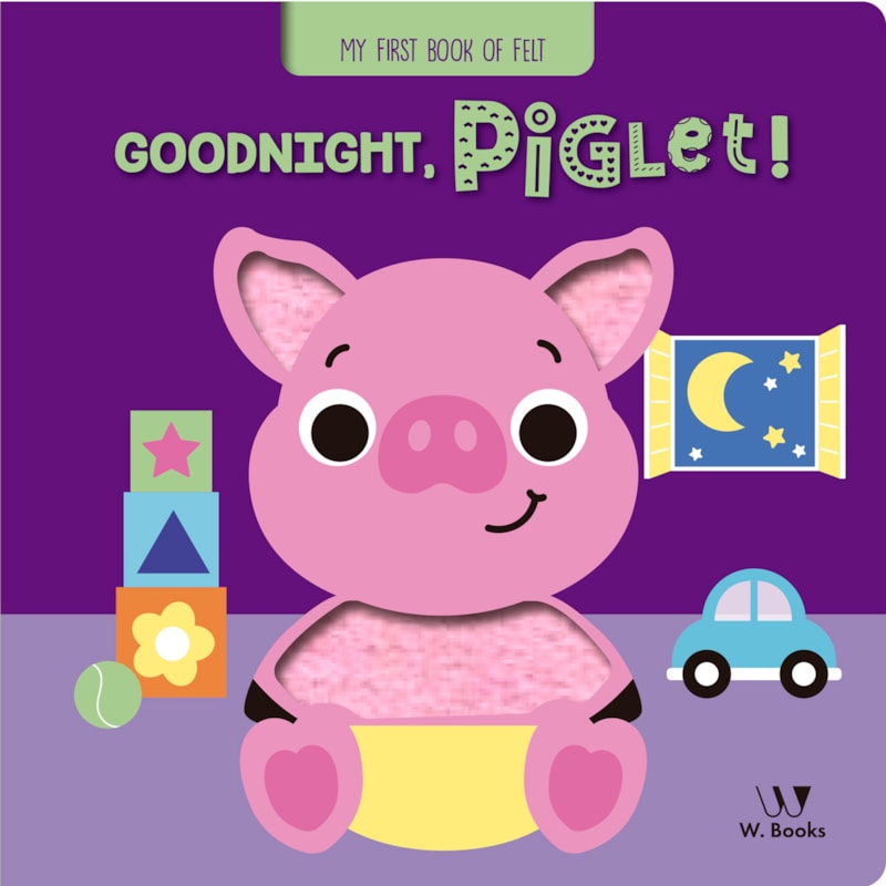 Goodnight, piglet! - Felt Book