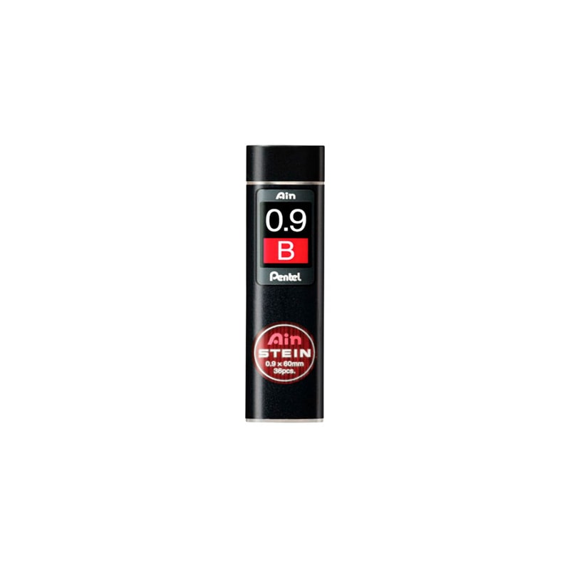 GRAFITE AIN STEIN 0.9 B C/ 36 PENTEL