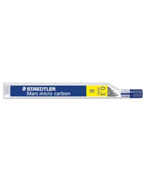 GRAFITE STAEDTLER 0.3 B MARS MICRO CARBON C/ 12