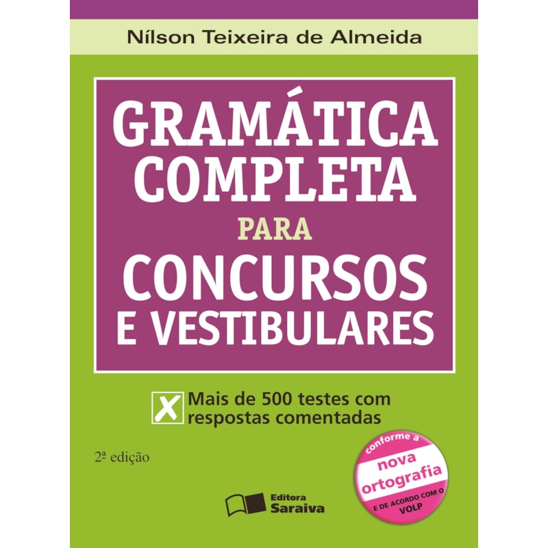 GRAMÁTICA COMPLETA PARA CONCURSOS E VESTIBULARES