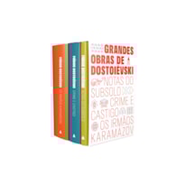 GRANDES OBRAS DE DOSTOIÉVSKI: "CRIME E CASTIGO", "OS IRMÃOS KARAMAZOV" E "NOTAS DO SUBSOLO"