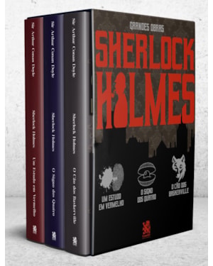 GRANDES OBRAS SHERLOCK HOLMES - BOX COM 3 LIVROS