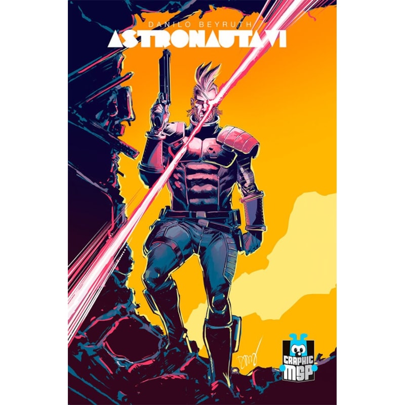 Graphic msp: astronauta - convergência (capa cartão)