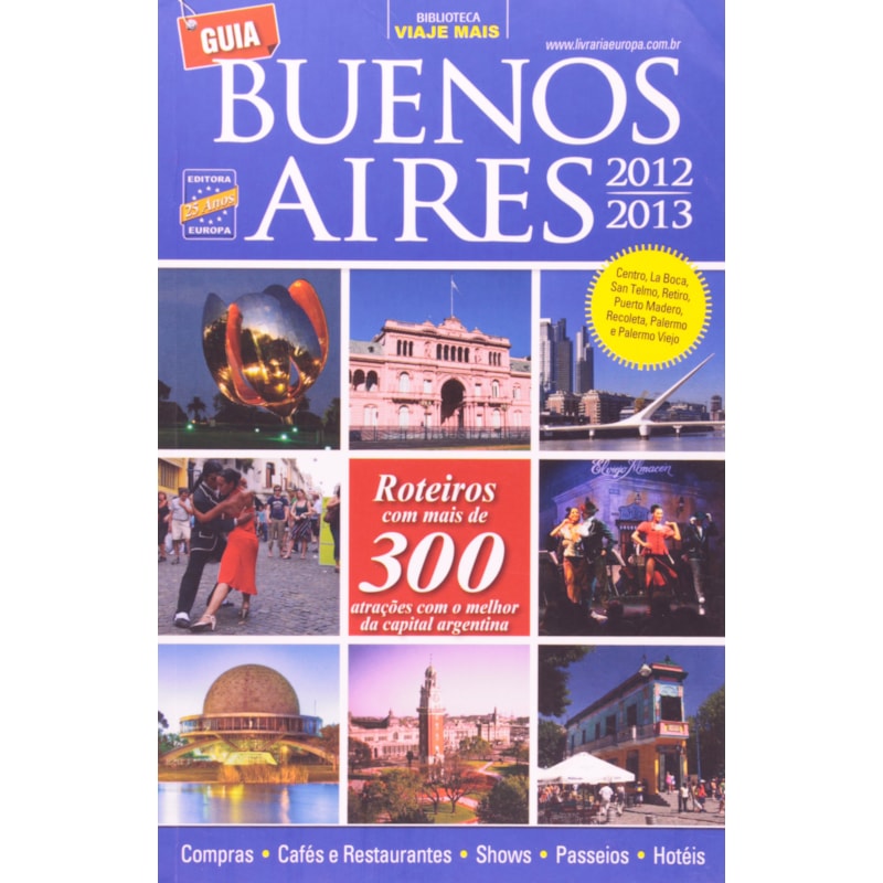 GUIA BUENOS AIRES 2012-2013 - COL. BIBLIOTECA VIAJE MAIS - 1