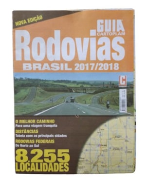 GUIA CARTOPLAM MAPA RODOVIAS BRASIL