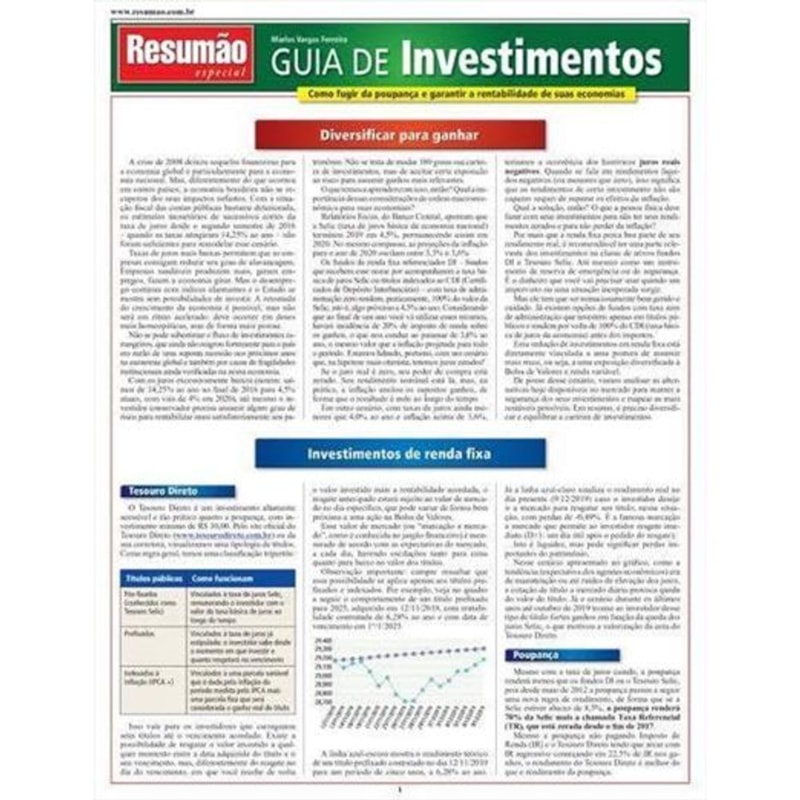 GUIA DE INVESTIMENTOS