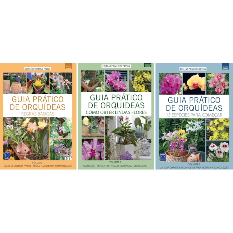 GUIA PRÁTICO DE ORQUÍDEAS - TEMPORADA 1 (VOLUMES 1, 2 E 3)