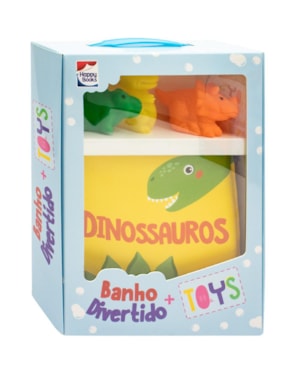 HAPPY BABY BANHO DIVERTIDO + TOYS: DINOSSAUROS