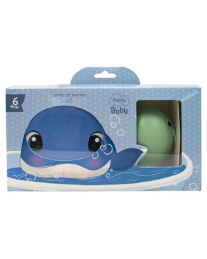 Happy Baby Meu Livrinho Fantoche de Banho: Bilu, A Baleia