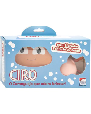 Happy Baby Meu Livrinho Fantoche de Banho: Ciro, o Caranguejo adora brincar