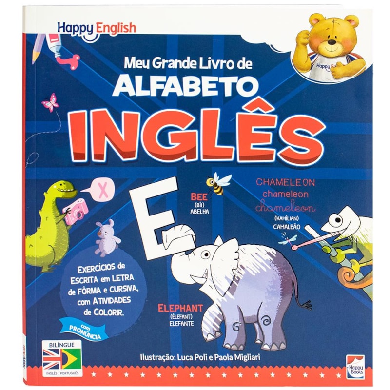 HAPPY ENGLISH MEU GRANDE LIVRO DO ALFABETO EM INGLÊS
