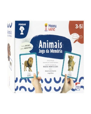 Happy Mind Meu Primeiro BOX de Atividades: Animais (MEMO)