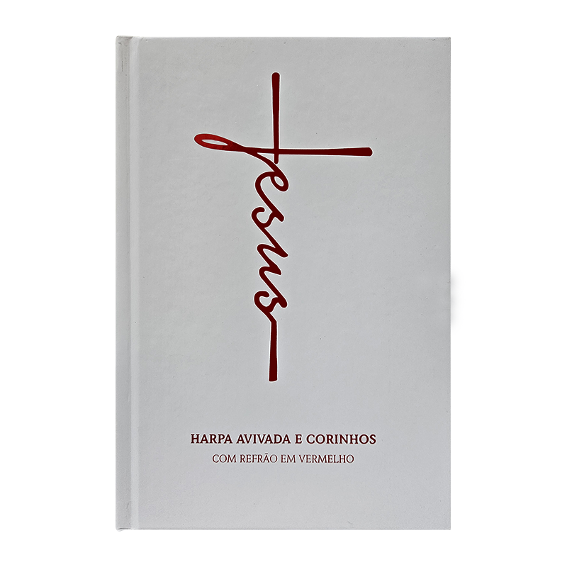 HARPA AVIVADA E CORINHOS LETRA HIPERGRANDE 08 JESUS BRANCA