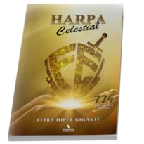 HARPA CELESTIAL LETRA GRANDE - CAPA FÉ DOURADA - BROCHURA