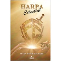 HARPA CELESTIAL LETRA GRANDE - CAPA FÉ DOURADA - ESPIRAL