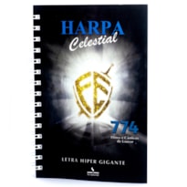 HARPA CELESTIAL LETRA GRANDE - CAPA FÉ PRETA - ESPIRAL