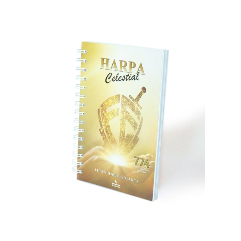 HARPA CELESTIAL LETRA GRANDE - CAPA LEÃO - ESPIRAL