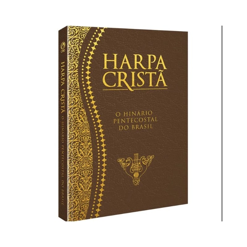 HARPA CRISTÃ POPULAR GRANDE MARROM