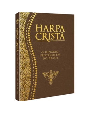 HARPA CRISTÃ POPULAR GRANDE MARROM