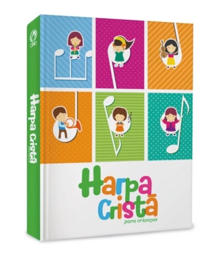 HARPA CRISTÃ POPULAR MÉDIA PARA CRIANÇAS (CAPA NOTAS MUSICAIS)