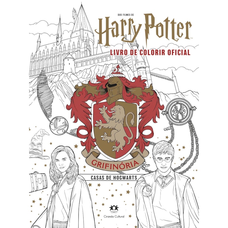 Harry Potter Casas de Hogwarts - Grifinória: Livro de Colorir Oficial