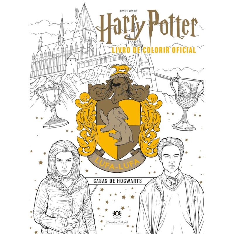 Harry Potter Casas de Hogwarts - Lufa-Lufa: Livro de Colorir Oficial