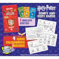 Harry Potter - Comfy and Cozy 4 Cards para colorir e colecionar