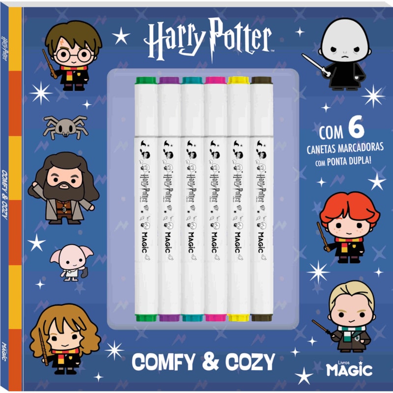 HARRY POTTER - COMFY AND COZY - PARA COLORIR