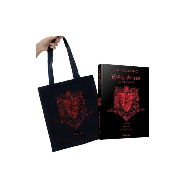 HARRY POTTER E A PEDRA FILOSOFAL CAPA DURA + ECOBAG - GRIFINÓRIA