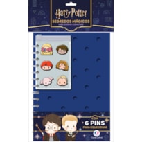 HARRY POTTER - LEIA E COLECIONE - DIÁRIO COM PINS