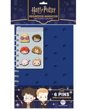 HARRY POTTER - LEIA E COLECIONE - DIÁRIO COM PINS