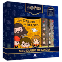 HARRY POTTER - MEU DIÁRIO DE MAGIA COM VARINHA-CANETA E ADESIVOS