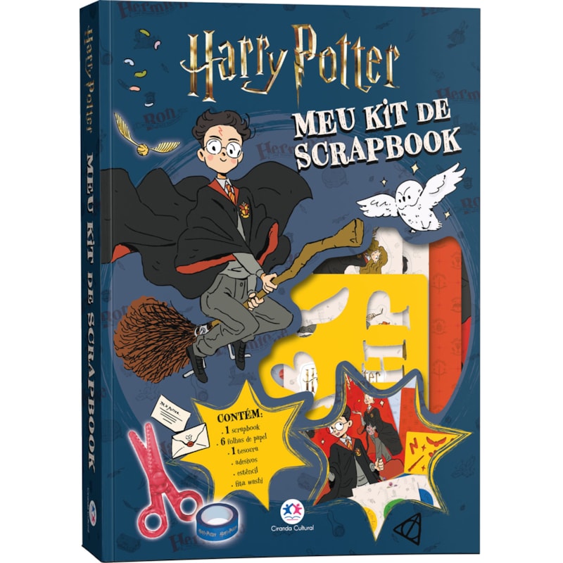 HARRY POTTER - MEU KIT DE SCRAPBOOK