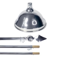 HASTE ALUMINIO COMPLETA 175MC/BASE