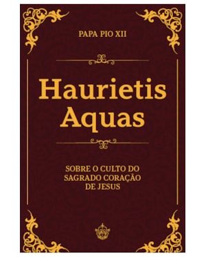 HAURIETIS AQUAS - SOBRE O CULTO DO SAGRADO CORAÇÃO DE JESUS