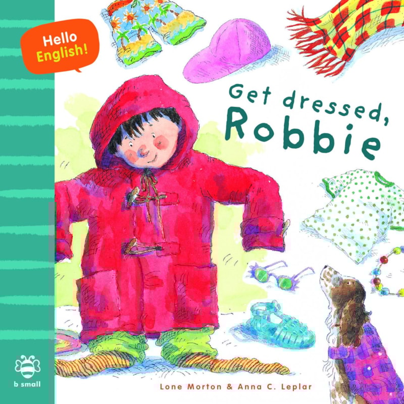 HELLO ENGLISH - GET DRESSED, ROBBIE: COM QR CODE