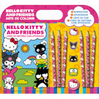 HELLO KITTY AND FRIENDS ARTE DE COLORIR