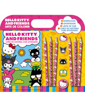 HELLO KITTY AND FRIENDS ARTE DE COLORIR