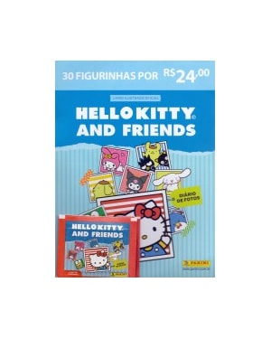 HELLO KITTY AND FRIENDS - CARTELA COM 6 ENVELOPES