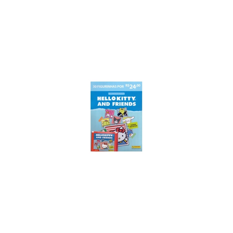 HELLO KITTY AND FRIENDS - CARTELA COM 6 ENVELOPES