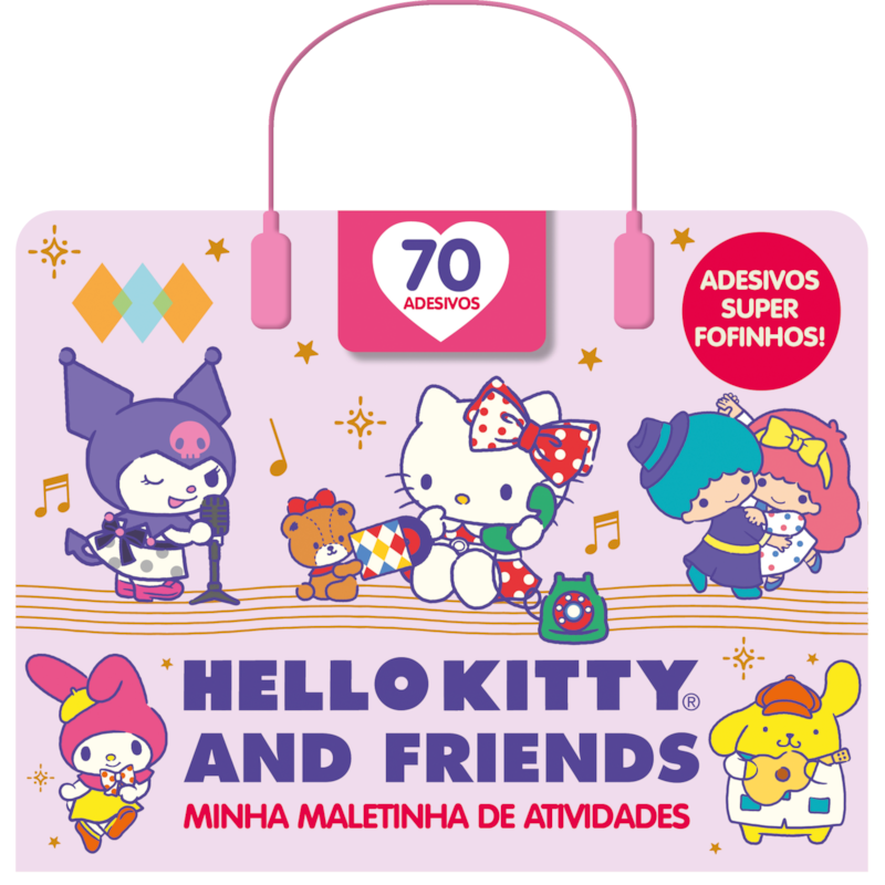 HELLO KITTY AND FRIENDS MINHA MALETINHA DE ATIVIDADES