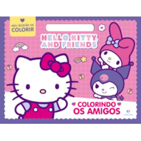 HELLO KITTY - COLORINDO OS AMIGOS - MEU BLOCÃO DE COLORIR