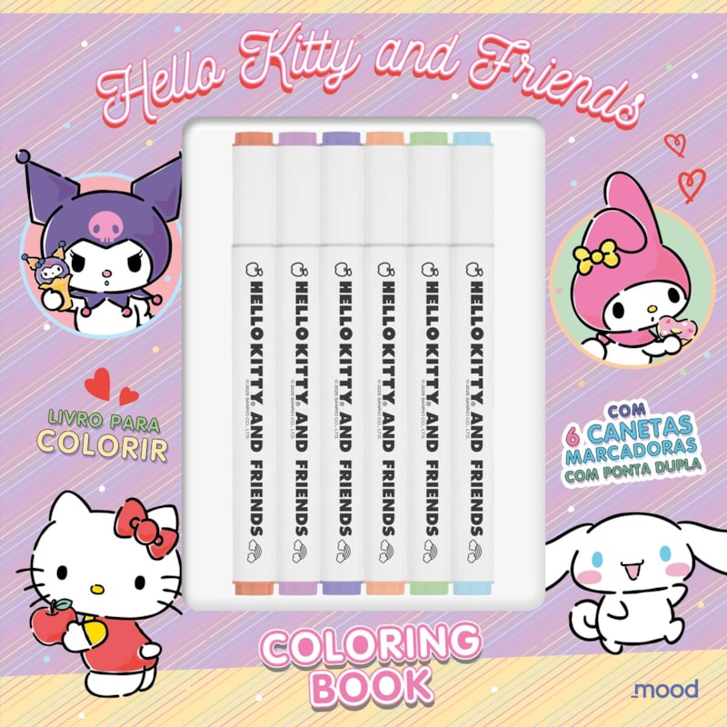 HELLO KITTY - COLORING BOOK - LIVRO DE COLORIR