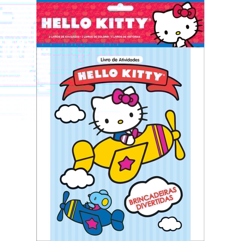 HELLO KITTY - EMBALAGEM ECONÔMICA: KIT COM 8 LIVROS