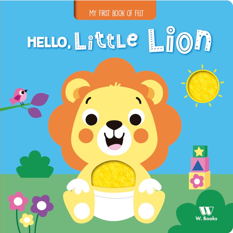 Hello, little lion - Felt Book