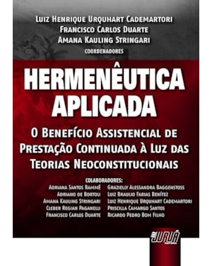 HERMENÊUTICA APLICADA - O BENEFÍCIO ASSISTENCIAL DE PRESTAÇÃO CONTINUADA À LUZ DAS TEORIAS NEOCONSTITUCIONAIS
