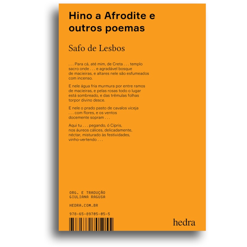 HINO A AFRODITE E OUTROS POEMAS (BILÍNGUE)