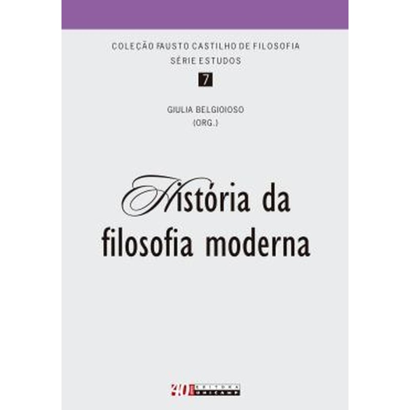 HISTÓRIA DA FILOSOFIA MODERNA