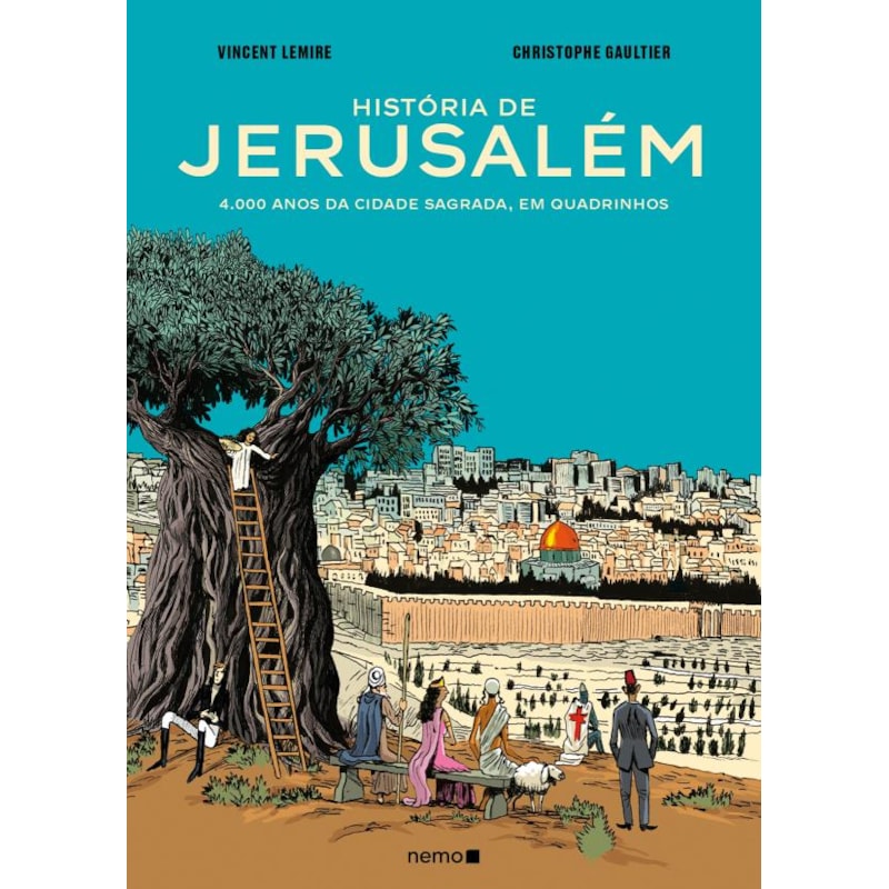 HISTÓRIA DE JERUSALÉM: 4.000 ANOS DA CIDADE SAGRADA, EM QUADRINHOS