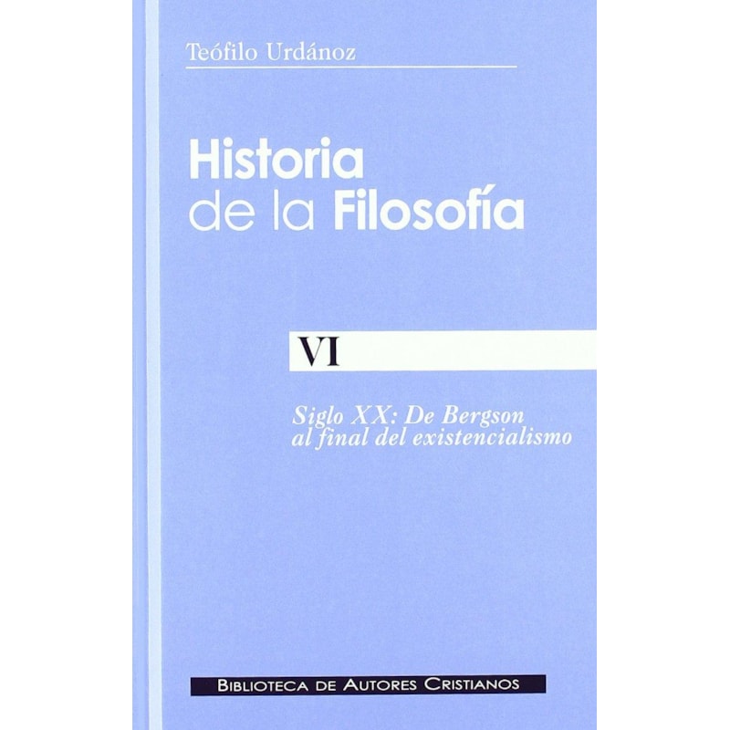 HISTORIA DE LA FILOSOFIA VI - 1ª
